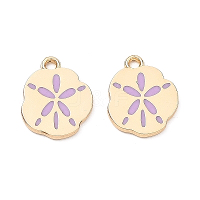 Alloy Enamel Pendants ENAM-G235-08G-05-1
