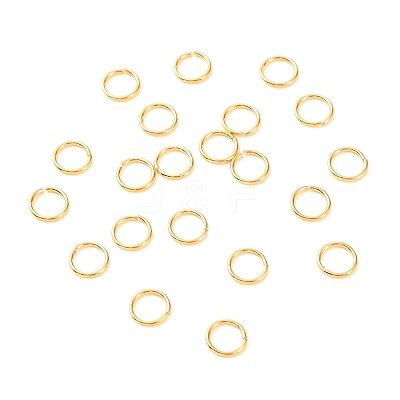 Brass Open Jump Rings X-KK-F824-108C-G-1