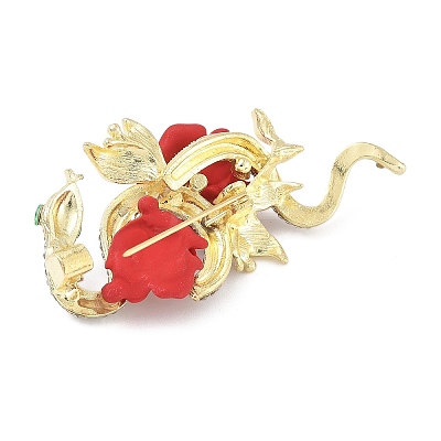 Alloy Crystal Rhinestone Brooches JEWB-C041-03G-1