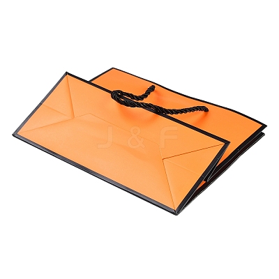 Rectangle Paper Bags with Rope Handles CARB-L011-02A-02-1