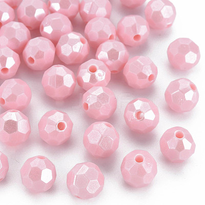 Opaque Acrylic Beads MACR-S373-69-A02-1