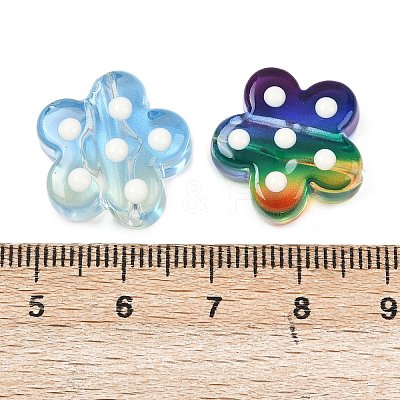 Transparent Acrylic Beads OACR-P035-03A-M-1