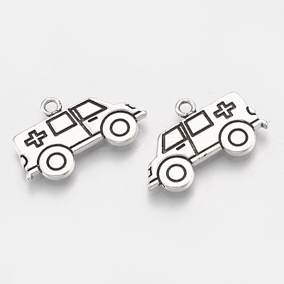 Tibetan Style Alloy Pendants TIBEP-T052-04AS-RS-1