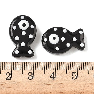 Baking Paint Glass Enamel Beads LAMP-D303-04K-1
