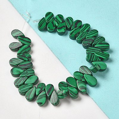 Synthetic Malachite Beads Strands G-B064-B07-1
