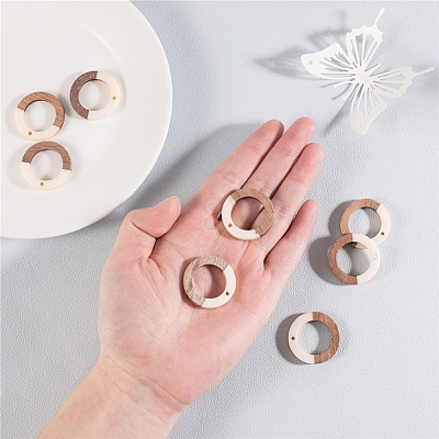 Resin & Wood Pendants RESI-OL0001-10C-1