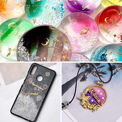 15 Sets 5 Style Alloy Cabochons FIND-OC0001-26-1