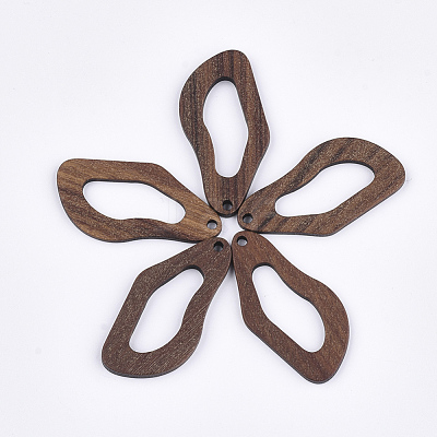 Walnut Wood Pendants WOOD-S054-18-1