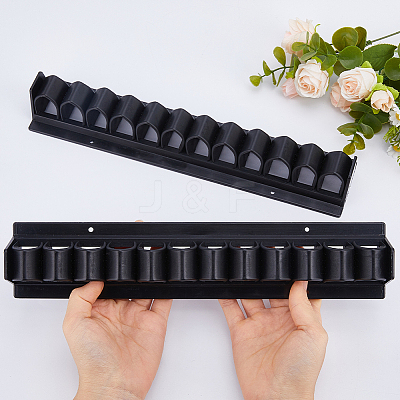 PE & ABS Plastic Wall Mounted Horse Whip Display Rack ODIS-WH0108-033-1