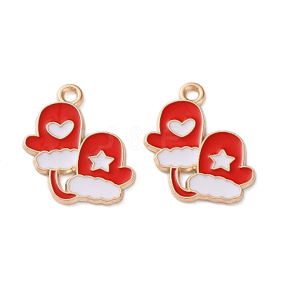 Alloy Enamel Pendants ENAM-I061-01KCG-19B-1