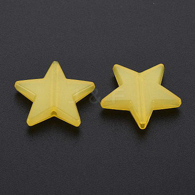 Imitation Jelly Acrylic Beads X-MACR-S373-90-E07-1