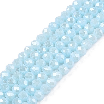 Electroplate Glass Beads Strands LS-EGLA-A044-P4mm-A06-1