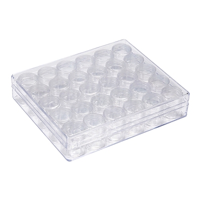 Clear Bead Organizer Storage Case LS-C004Y-1