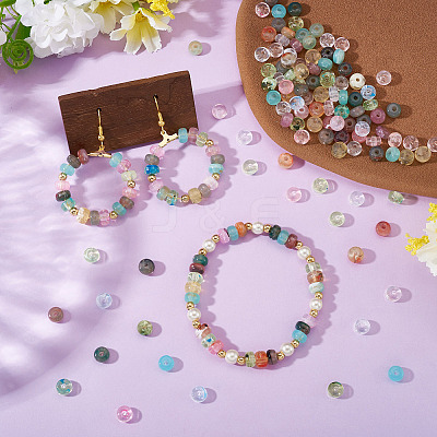 140Pcs 7 Colors Transparent Acrylic Beads OACR-TA0003-97-1