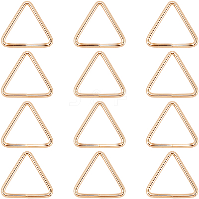 12Pcs Triangle Iron Linking Rings IFIN-CP0002-96LG-1