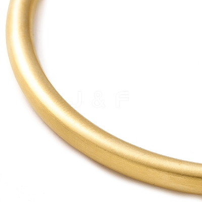 Ion Plating(IP) 304 Stainless Steel Plain Bangles BJEW-G684-03A-G-1