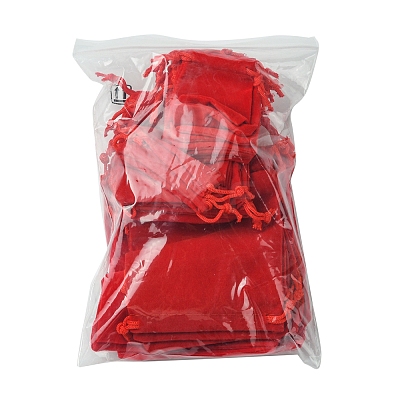 30Pcs Rectangle Velvet Pouches TP-FS0001-02D-1