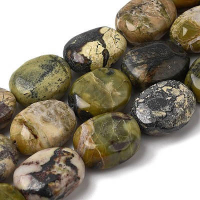 Natural Yellow Turquoise(Jasper) Beads Strands GG-CBA56E5-04-1