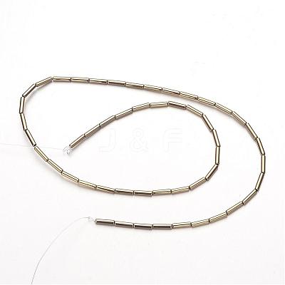 Electroplate Non-magnetic Synthetic Hematite Bead Strands G-F300-37B-06-1