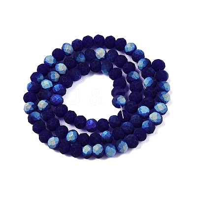 Transparent Glass Beads Strands LS-EGLA-A044-T6mm-MB06-1
