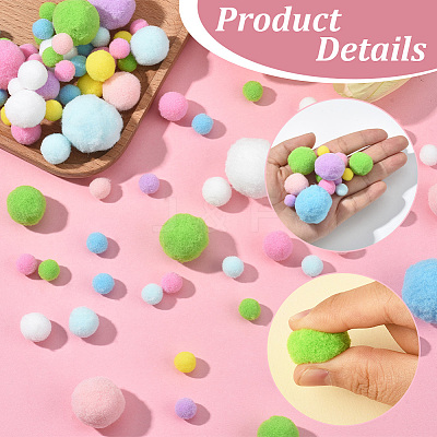 3 sets Polyester Ball Decoration DIY-SC0031-26G-1