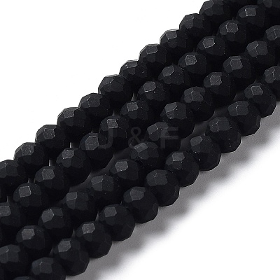 Glass Beads Strands EGLA-A034-P3mm-MD18-1