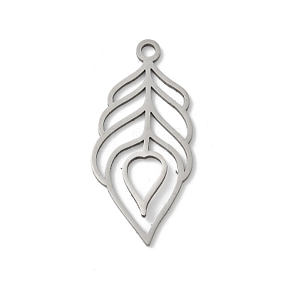 201 Stainless Steel Pendants STAS-S155-01P-04-1