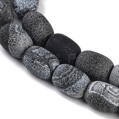 Natural Weathered Agate Beads Strands G-NH0047-B09-02-1