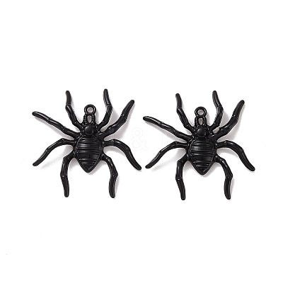 Rack Plating Alloy Halloween Style Pandants PALLOY-O109-43EB-1