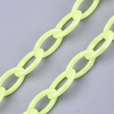 Acrylic Opaque Cable Chains X-PACR-N009-001I-1