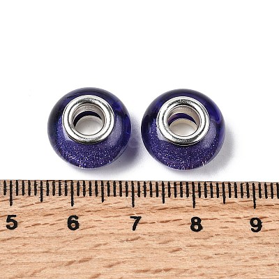 Large Hole Resin European Beads OPDL-R118-13B-1