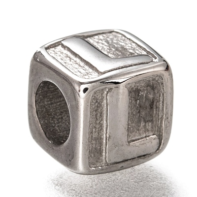 Tarnish Resistant 304 Stainless Steel European Beads OPDL-L020-001L-1