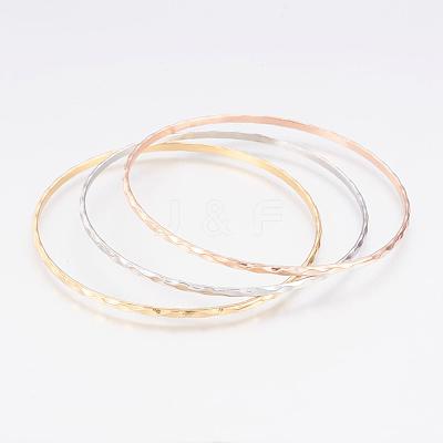 304L Stainless Steel Buddhist Bangles BJEW-G568-15-1