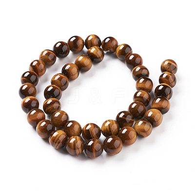 Natural Tiger Eye Beads Strands Z0RQS012-1