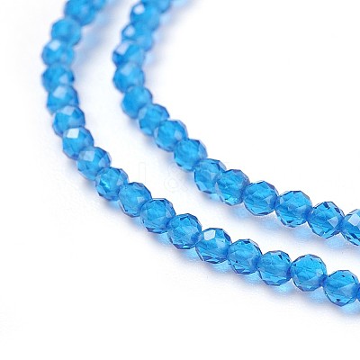 Transparent Glass Beads Strands GLAA-F094-A02-1
