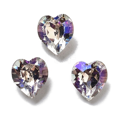 K9 Glass Rhinestone Cabochons GLAA-H034-02C-001MO-1