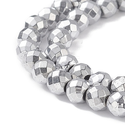 Non-magnetic Synthetic Hematite Beads Strands X-G-Q663-2-1