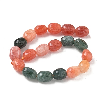 Dyed Natural Malaysia Jade Beads Strands G-P528-I08-01-1
