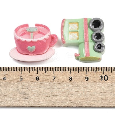 Opaque Resin Cabochons CRES-A060-07-1