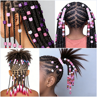1Bag Plastic Hair Braiding Tool FIND-PA0001-60-1