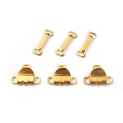 Brass Trouser Fasteners FIND-WH0043-02D-1