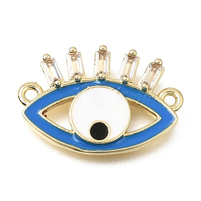 Brass Micro Pave Clear Cubic Zirconia Charms KK-C263-14G-1