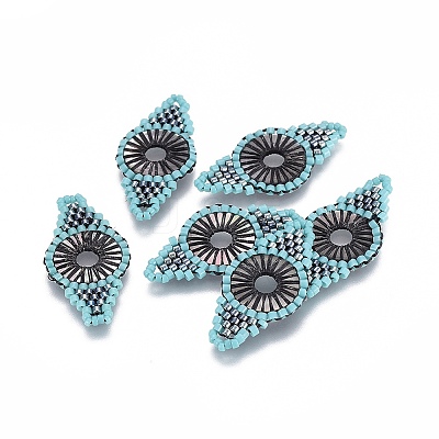 MIYUKI & TOHO Handmade Japanese Seed Beads Links SEED-E004-G05-1