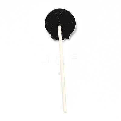 Felt Cloth & Paper Skull Cake Insert Card Decoration DIY-H108-35-1