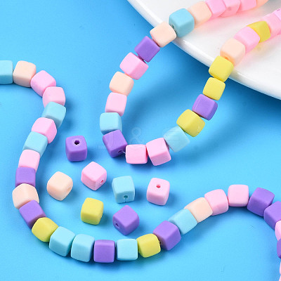 Handmade Polymer Clay Beads Strands CLAY-N008-060-04-1