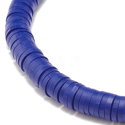 Handmade Polymer Clay Beaded Stretch Bracelets BJEW-JB07781-1