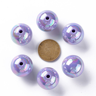 Opaque Acrylic Beads MACR-S370-D20mm-SS2114-1