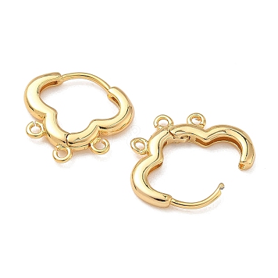 SHEGRACE Brass Hoop Earrings Findings XGR0156G-93G-1