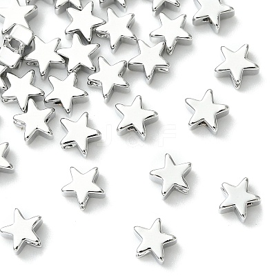 SHEGRACE Brass Star Beads XGRPCU878-300P-1