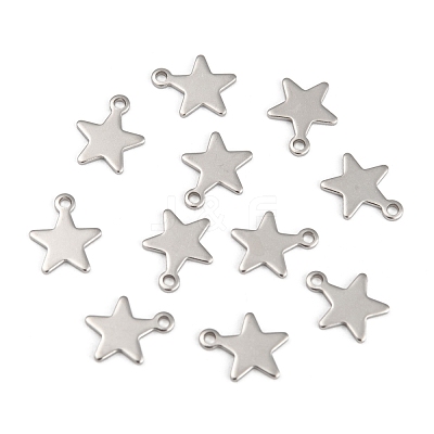 Tarnish Resistant 304 Stainless Steel Charms STAS-G190-27P-A-1